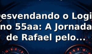 Desvendando o Login no 55aa: A Jornada de Rafael pelo Universo do 55aa telegram 🎲